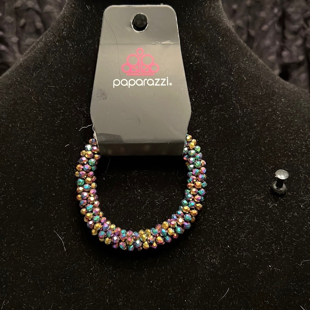 Paparazzi wake up and sparkle oil spill bracelet